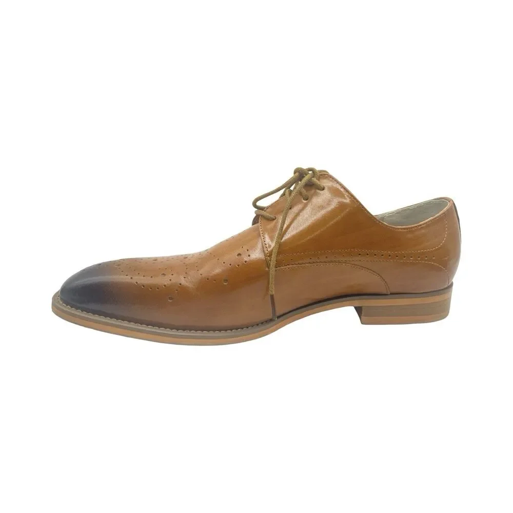 Giovanni Men's JOEL Dress Shoes Genuine Leather Oxfords Size 8.5